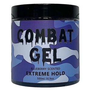 🫐 Combat Gel Blueberry Scented Extreme Hold Hair Gel 16.9oz